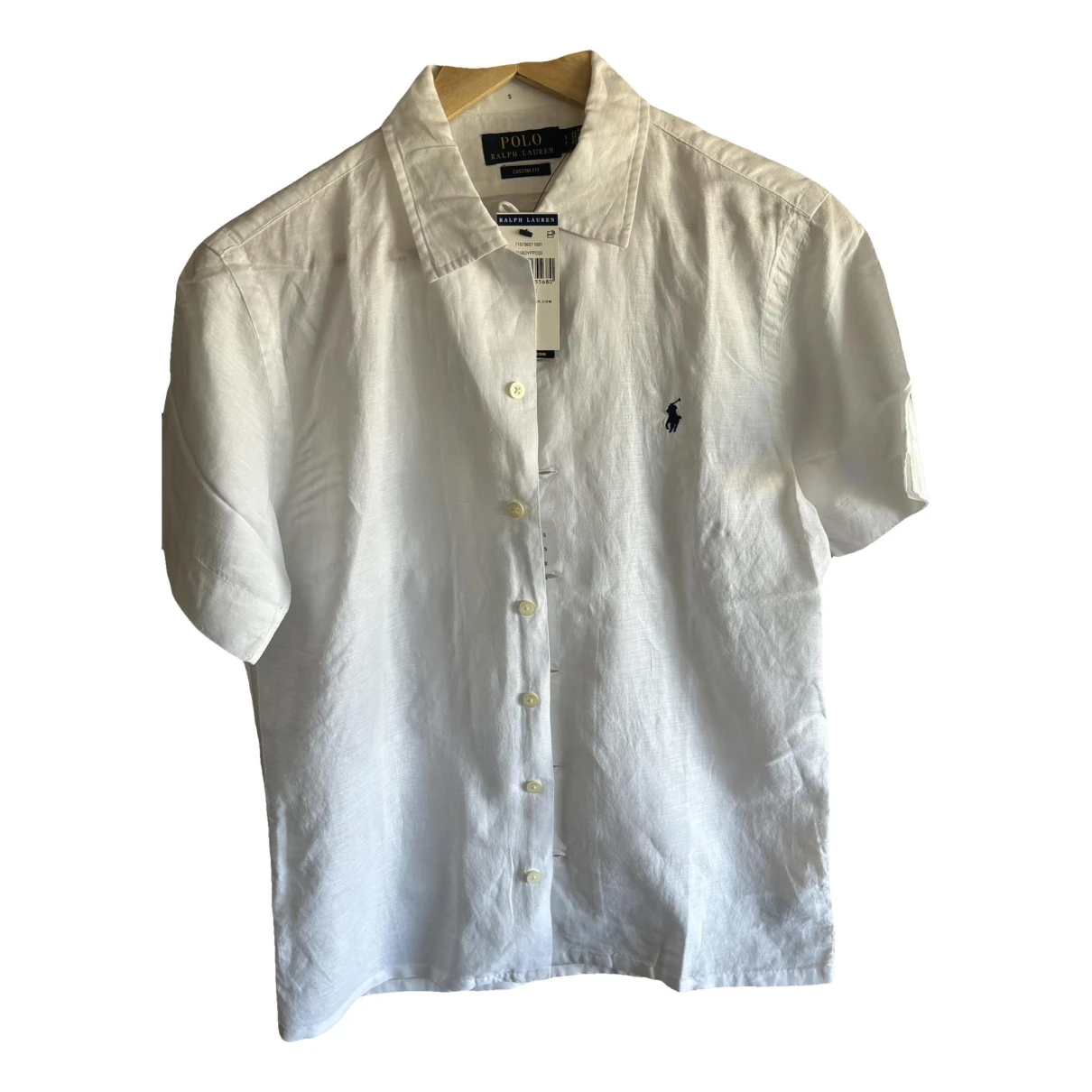 Pre-owned Polo Ralph Lauren Linen Shirt In White