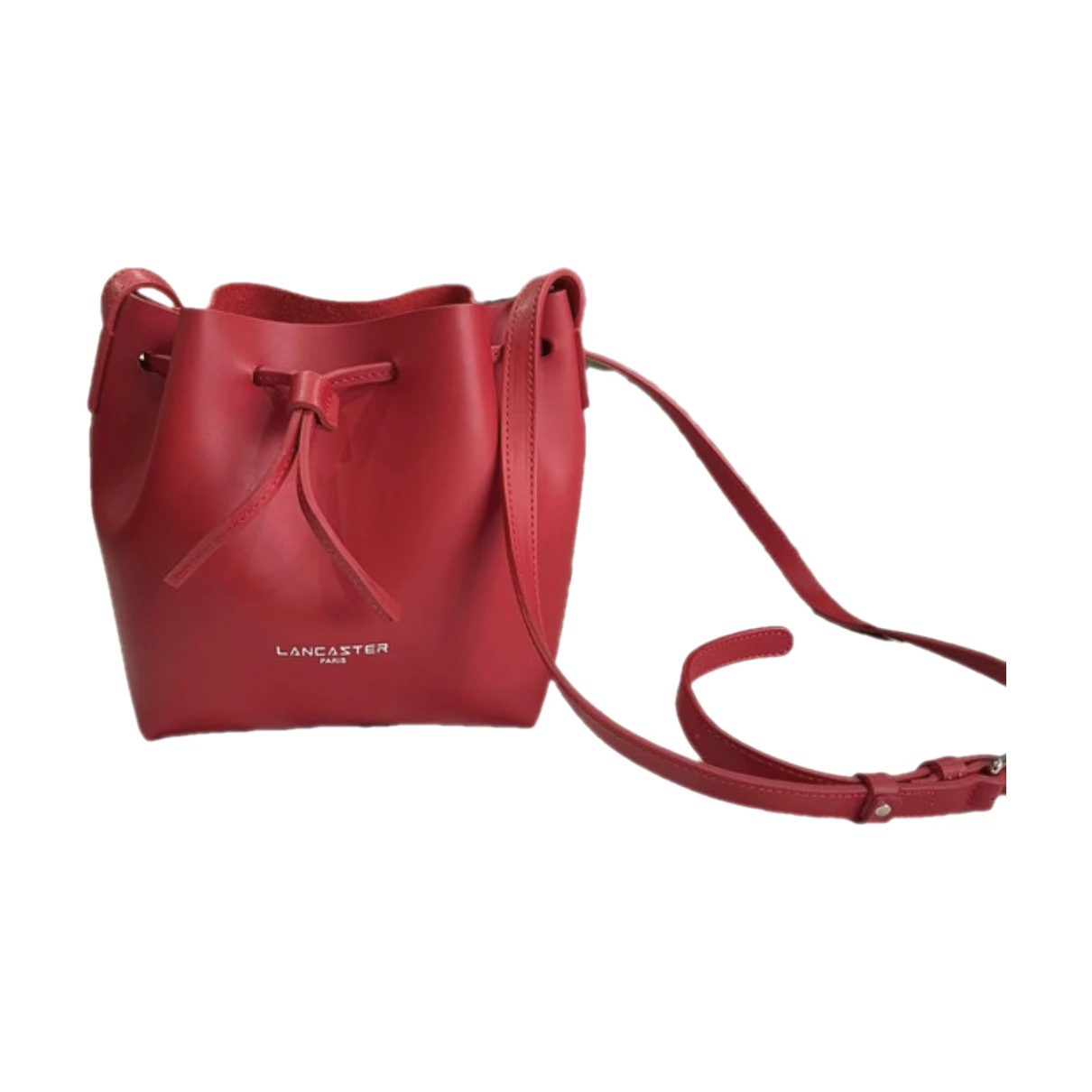 Pre-owned Lancaster Leather Handbag In Red