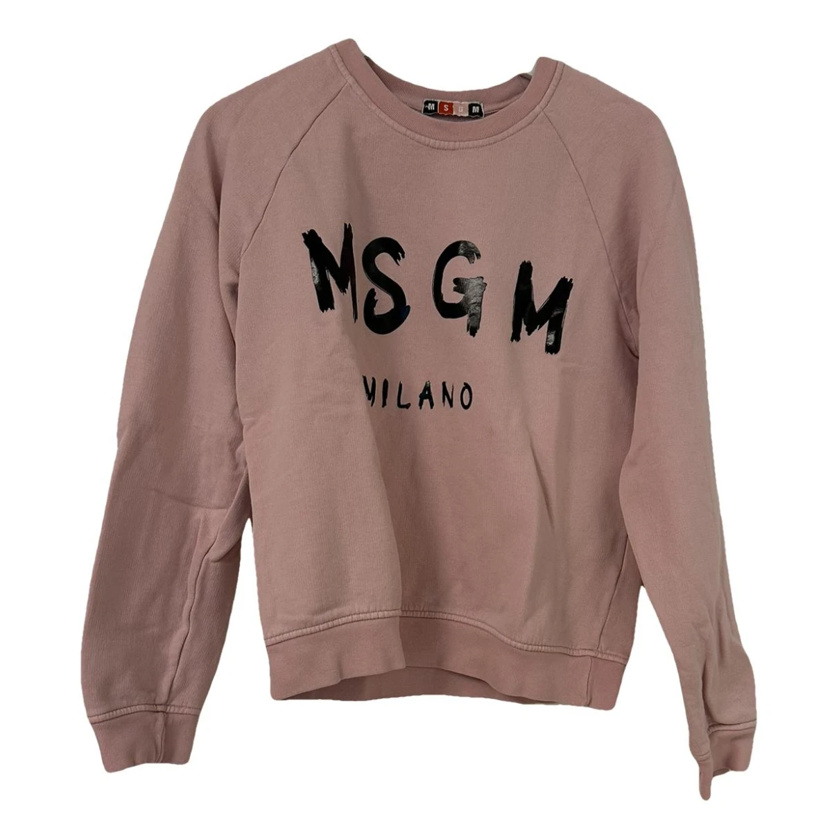 Pre-owned Msgm Sweatshirt In Pink