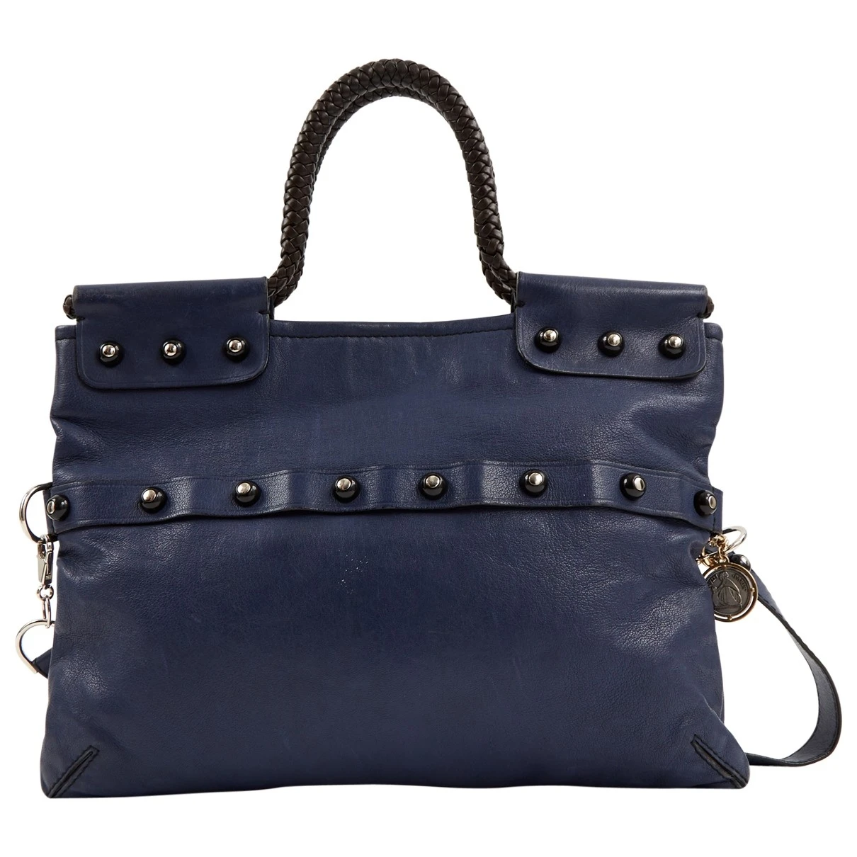 Pre-owned Lanvin Leather Handbag In Blue