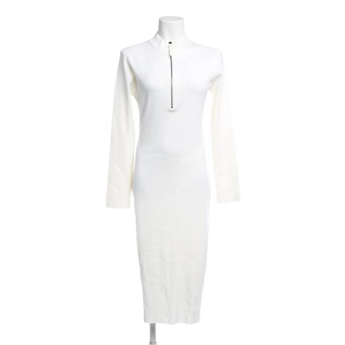Pre-owned Tom Ford Wool Dress In White