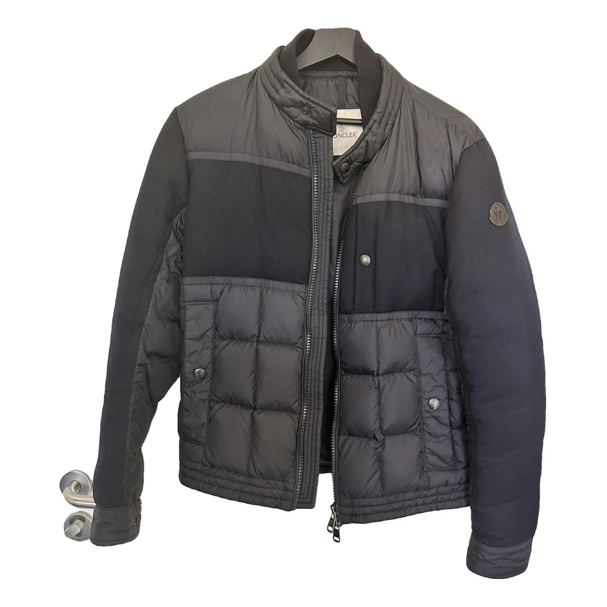 Pre-owned Moncler Grenoble Wool Jacket In Navy