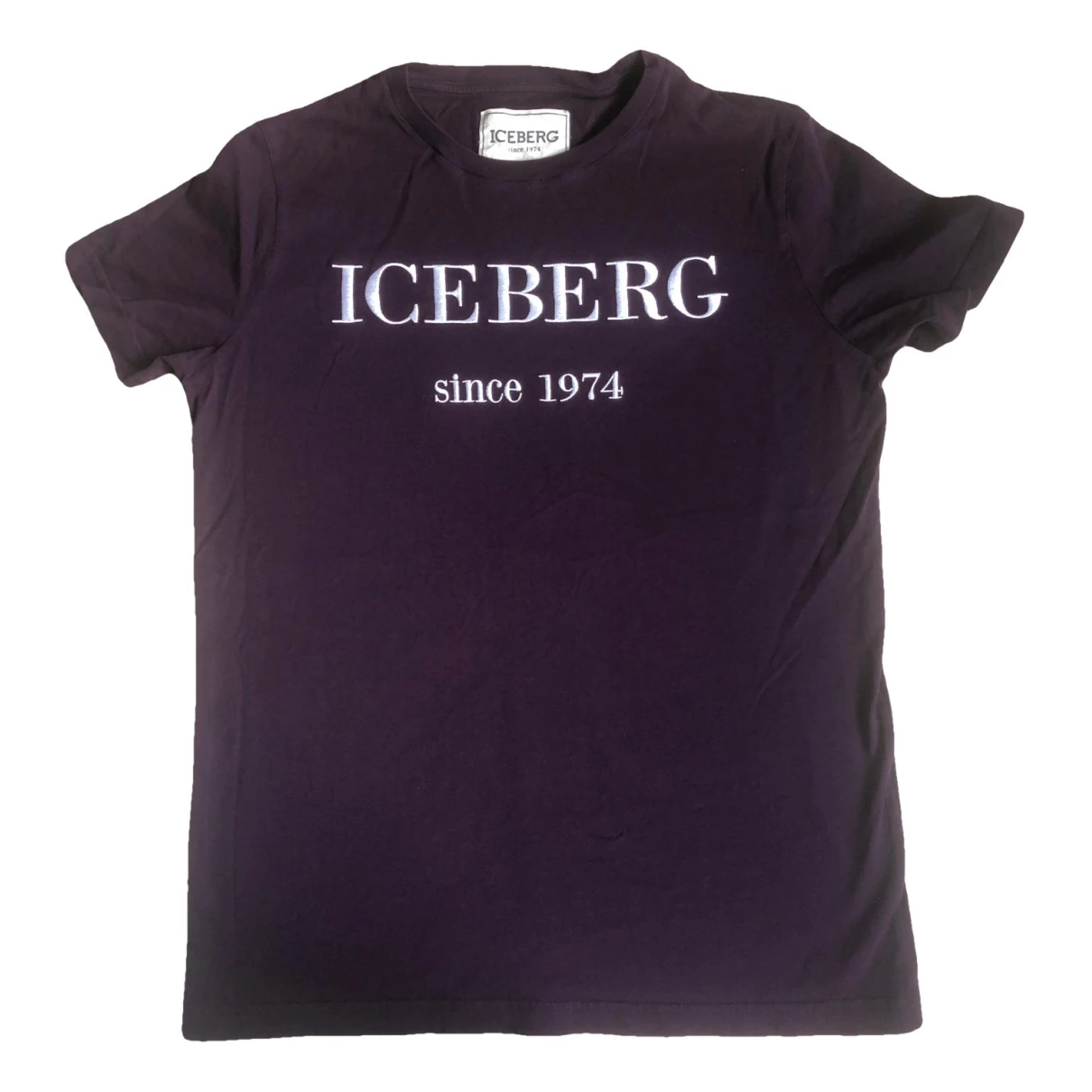 Pre-owned Iceberg T-shirt In Burgundy