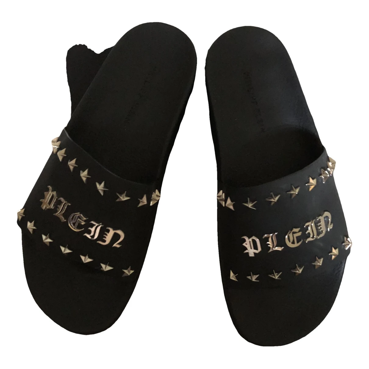 Pre-owned Philipp Plein Sandals In Black