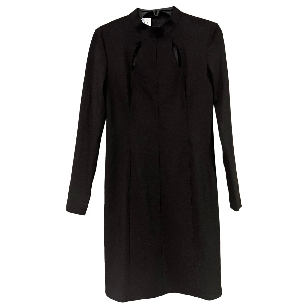 Pre-owned Akris Punto Mini Dress In Black