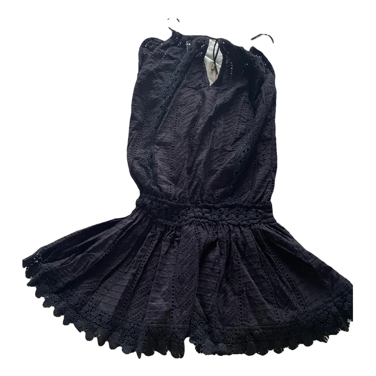 Pre-owned Melissa Odabash Mini Dress In Black