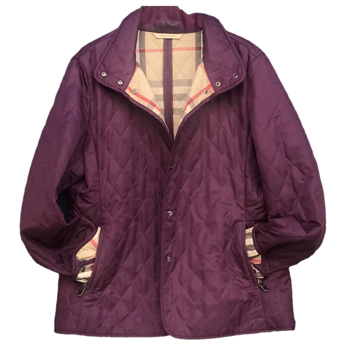 Pre-owned Burberry Parka In Purple