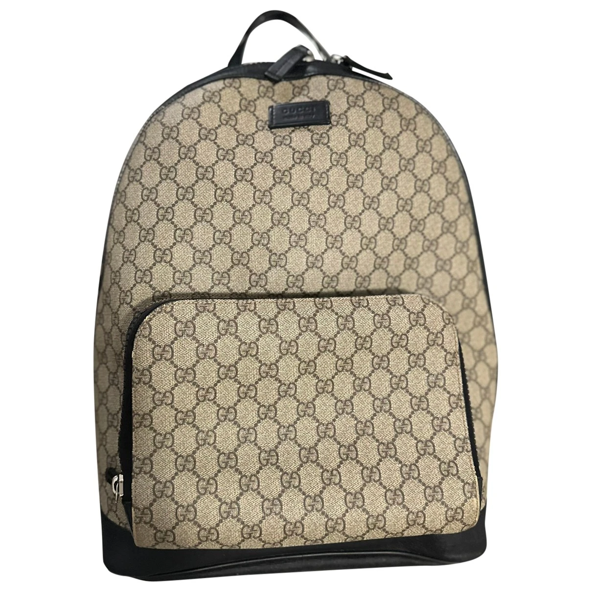 Pre-owned Gucci Ophidia Backpack In Brown
