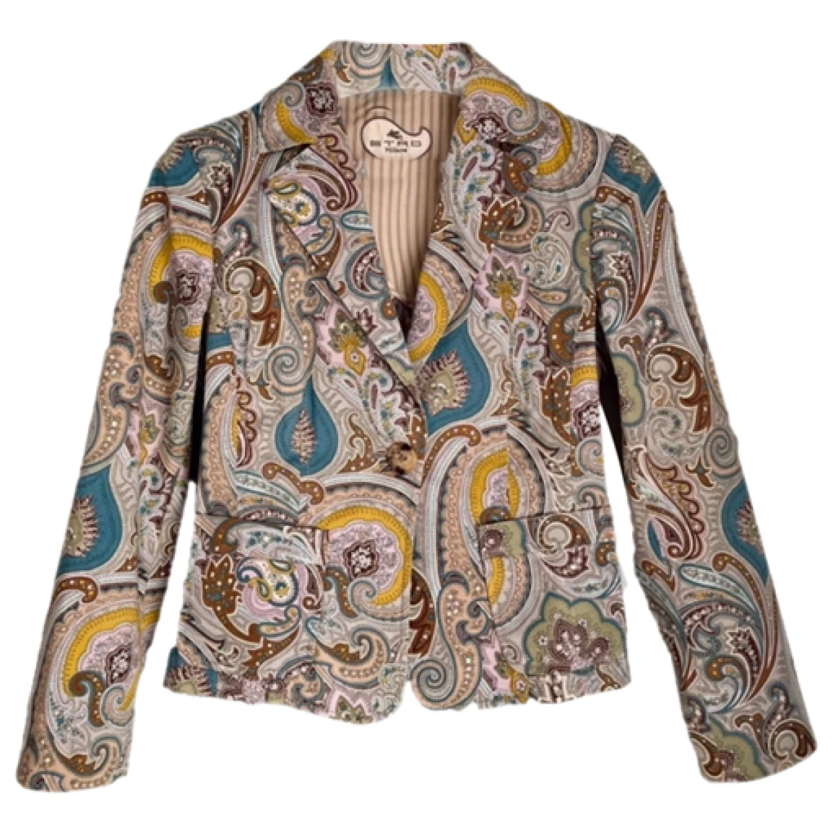 Pre-owned Etro Jacket In Multicolour