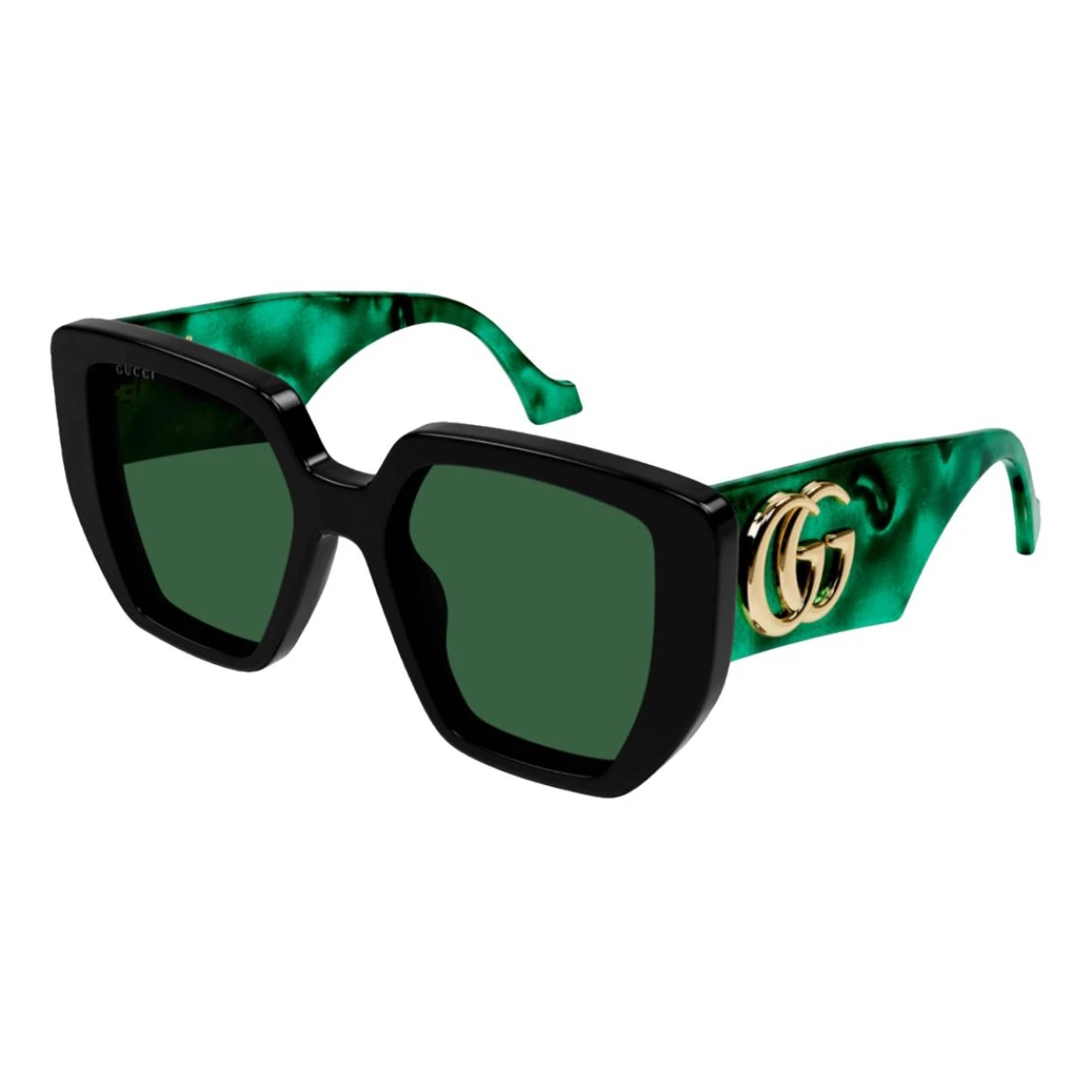 Pre-owned Gucci Oversized Sunglasses In Multicolour