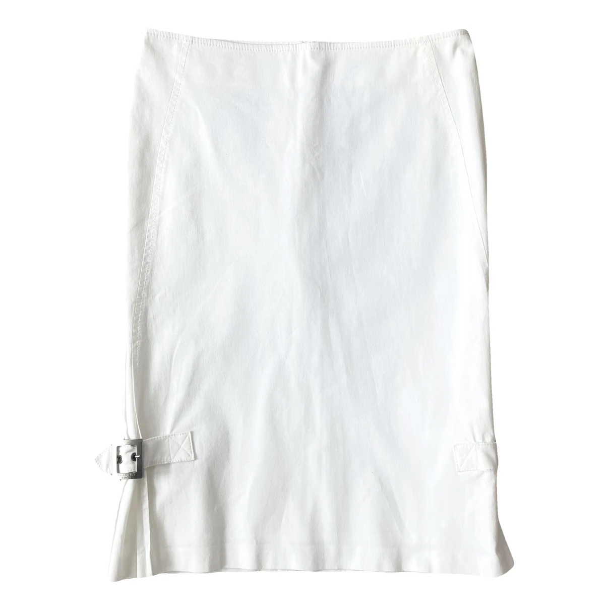 Pre-owned Valentino Mid-length Skirt In White