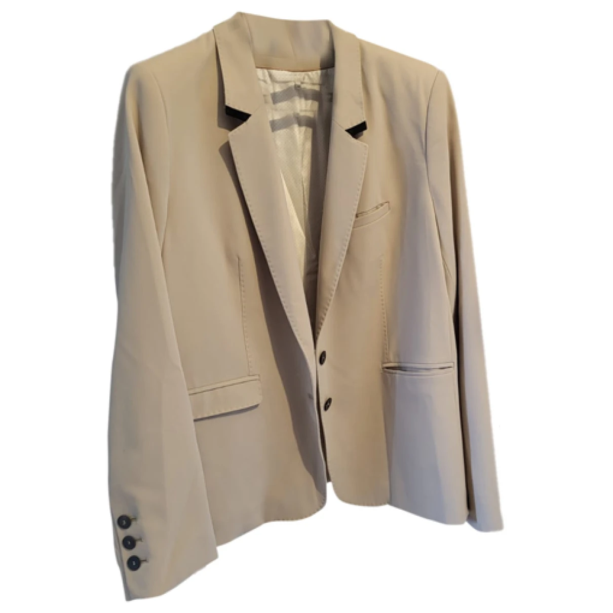 Pre-owned Gerard Darel Suit Jacket In Beige