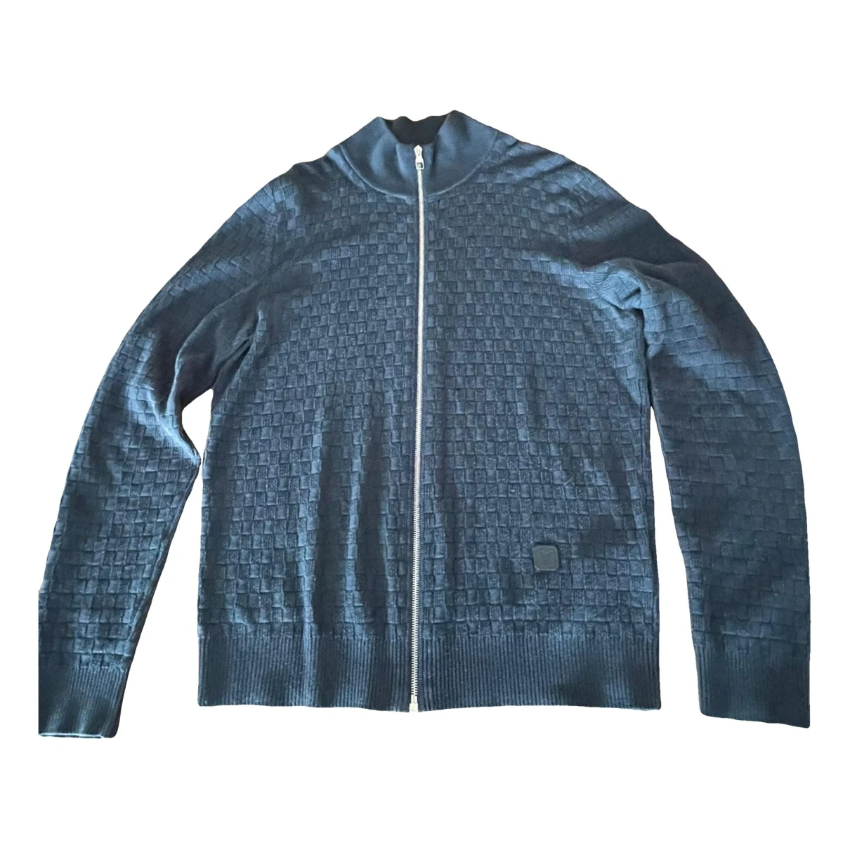 Pre-owned Louis Vuitton Wool Jacket In Blue