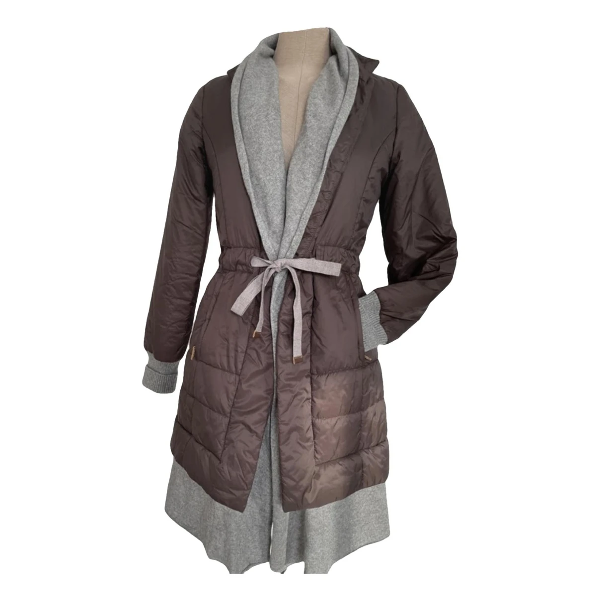 Pre-owned Fabiana Filippi Wool Coat In Brown