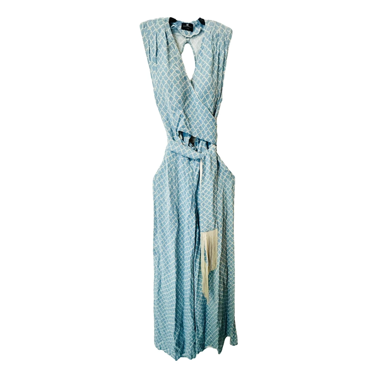 Pre-owned Elisabetta Franchi Dress In Blue