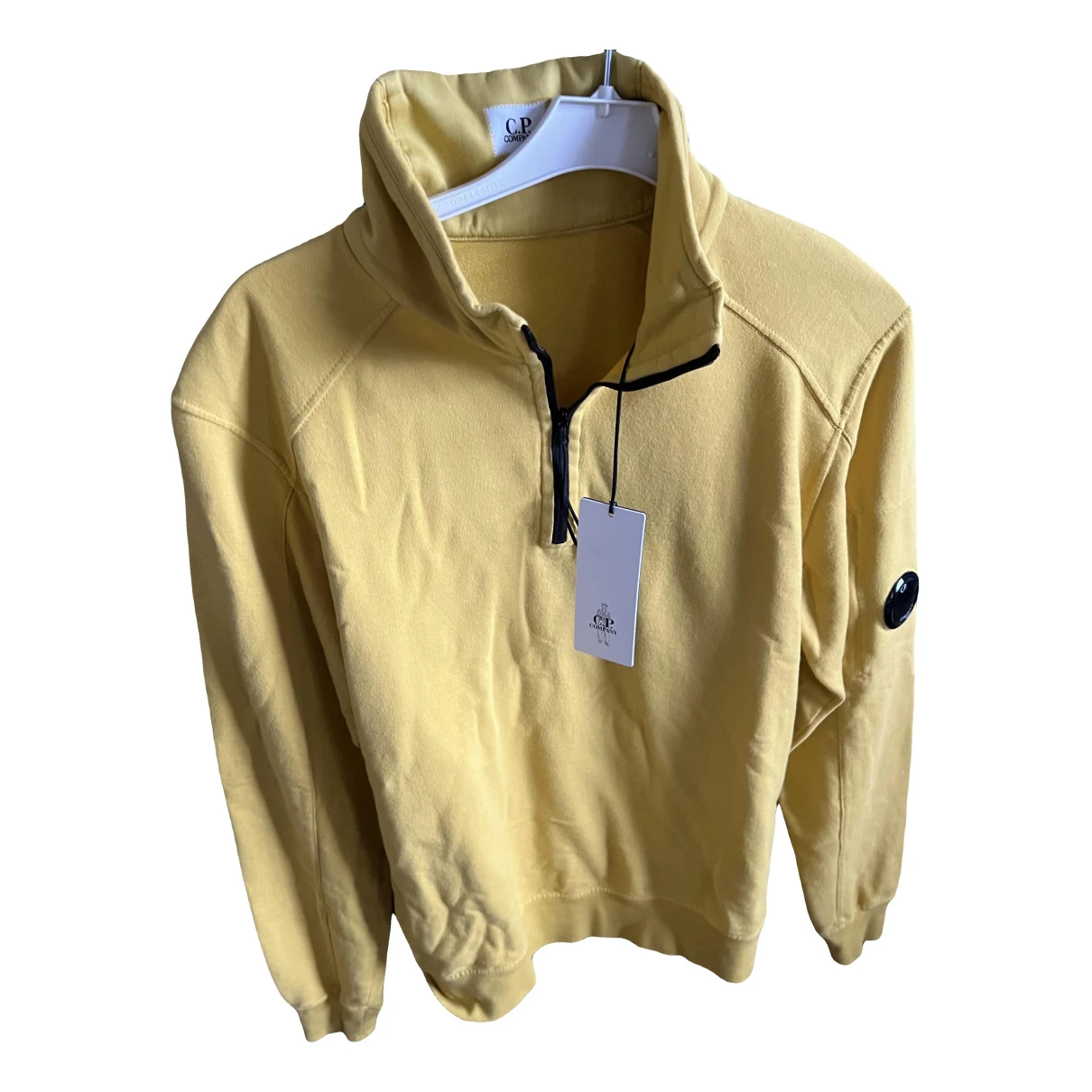 Pre-owned C.p. Company Sweatshirt In Yellow