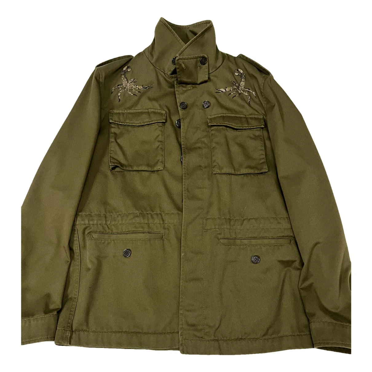 Pre-owned Roberto Cavalli Jacket In Green