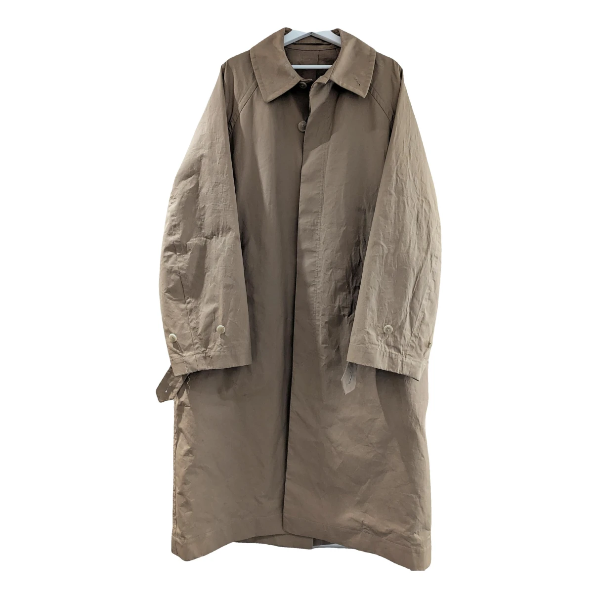 Pre-owned Hed Mayner Trench In Beige
