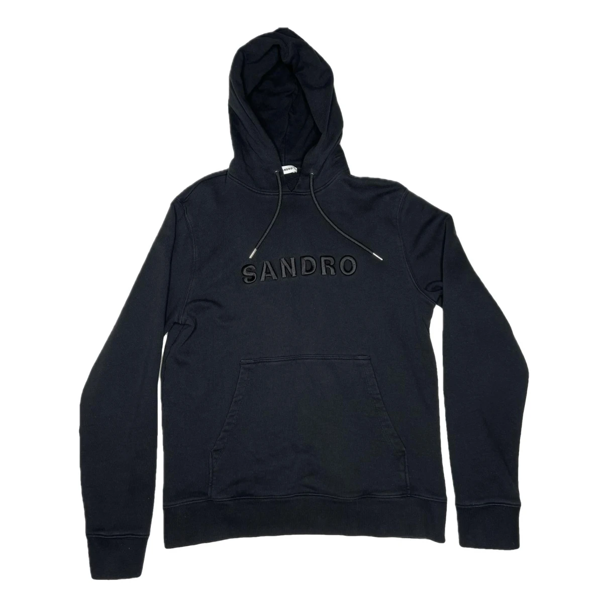 Pre-owned Sandro Sweatshirt In Black