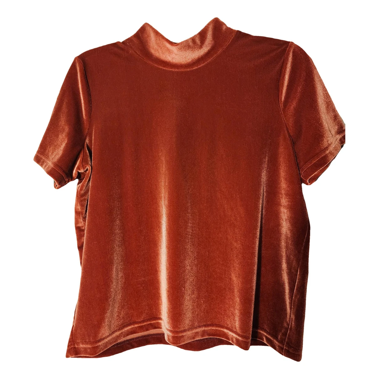 Pre-owned Madewell T-shirt In Orange