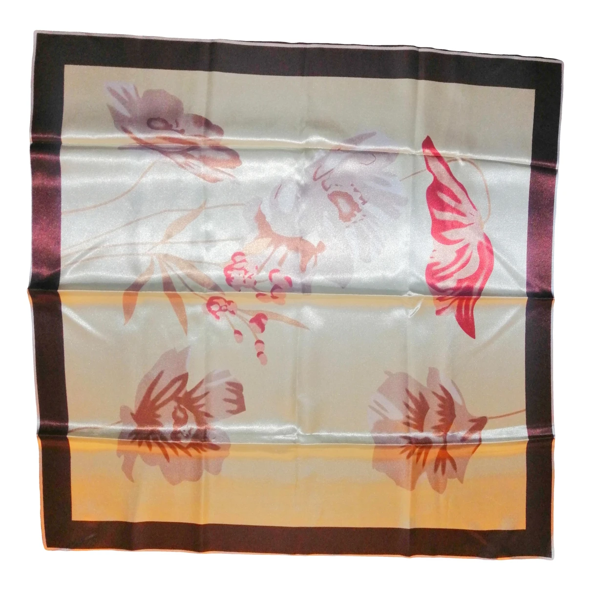 Pre-owned Ted Lapidus Silk Handkerchief In Multicolour