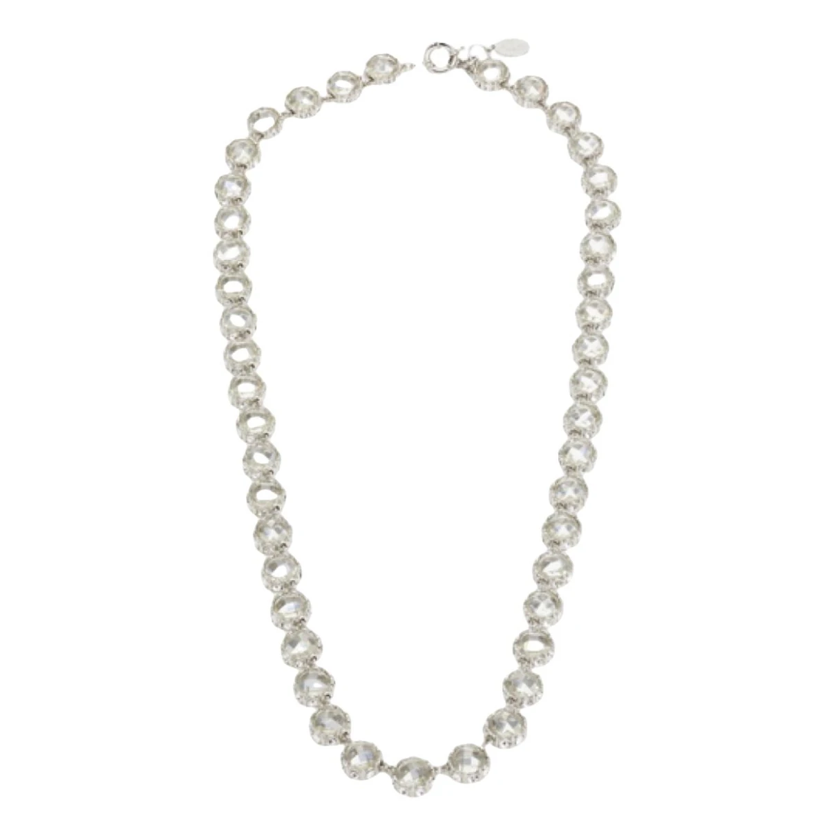 Pre-owned Max Mara Necklace In Silver