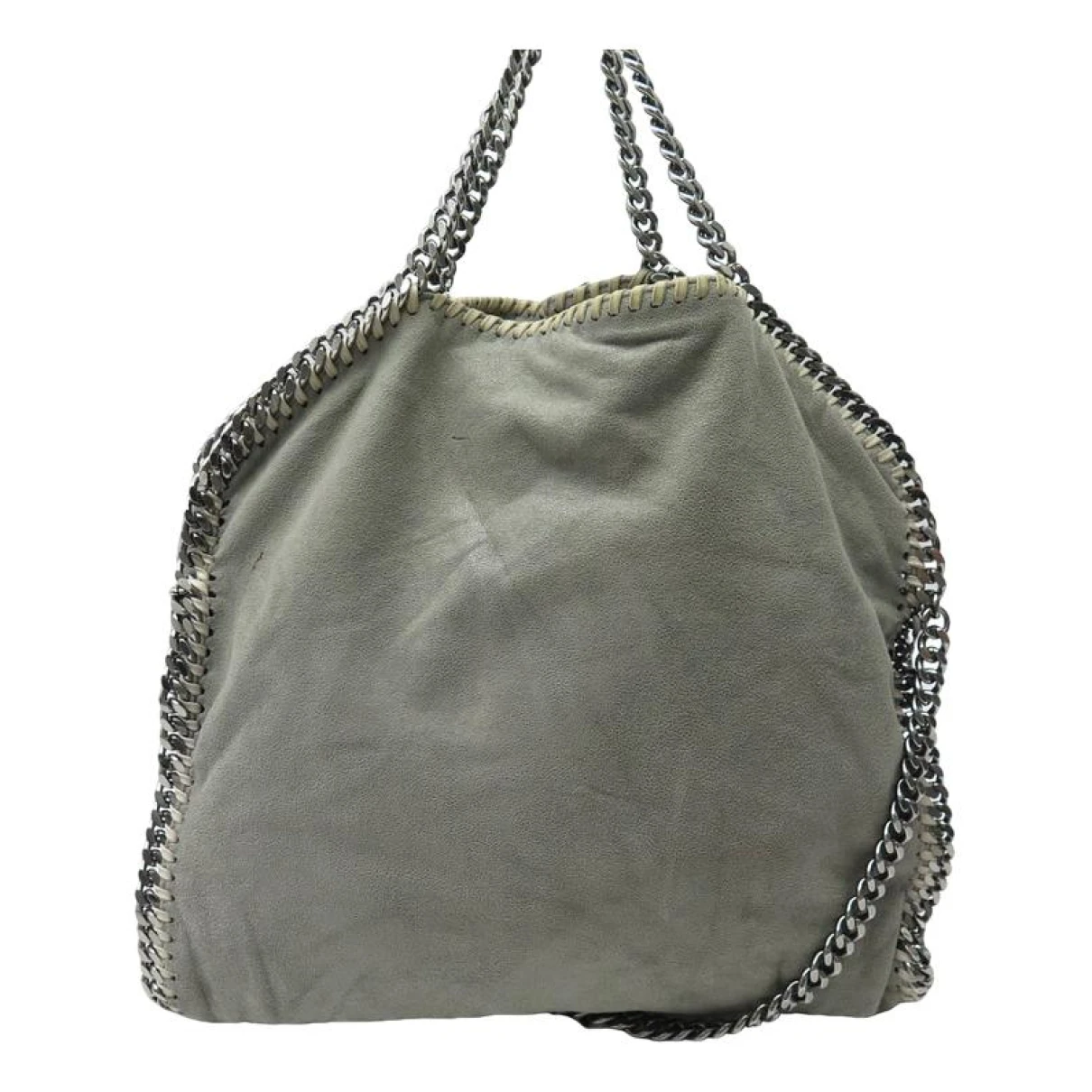 Pre-owned Stella Mccartney Velvet Handbag In Grey
