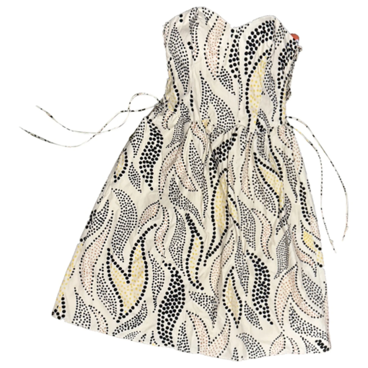 Pre-owned Anna Sui Mini Dress In Beige