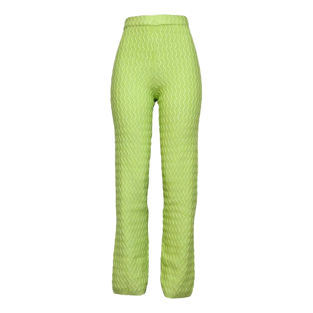 Pre-owned House Of Sunny Straight Pants In Green