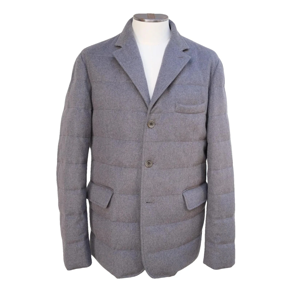 Pre-owned Loro Piana Cashmere Jacket In Grey