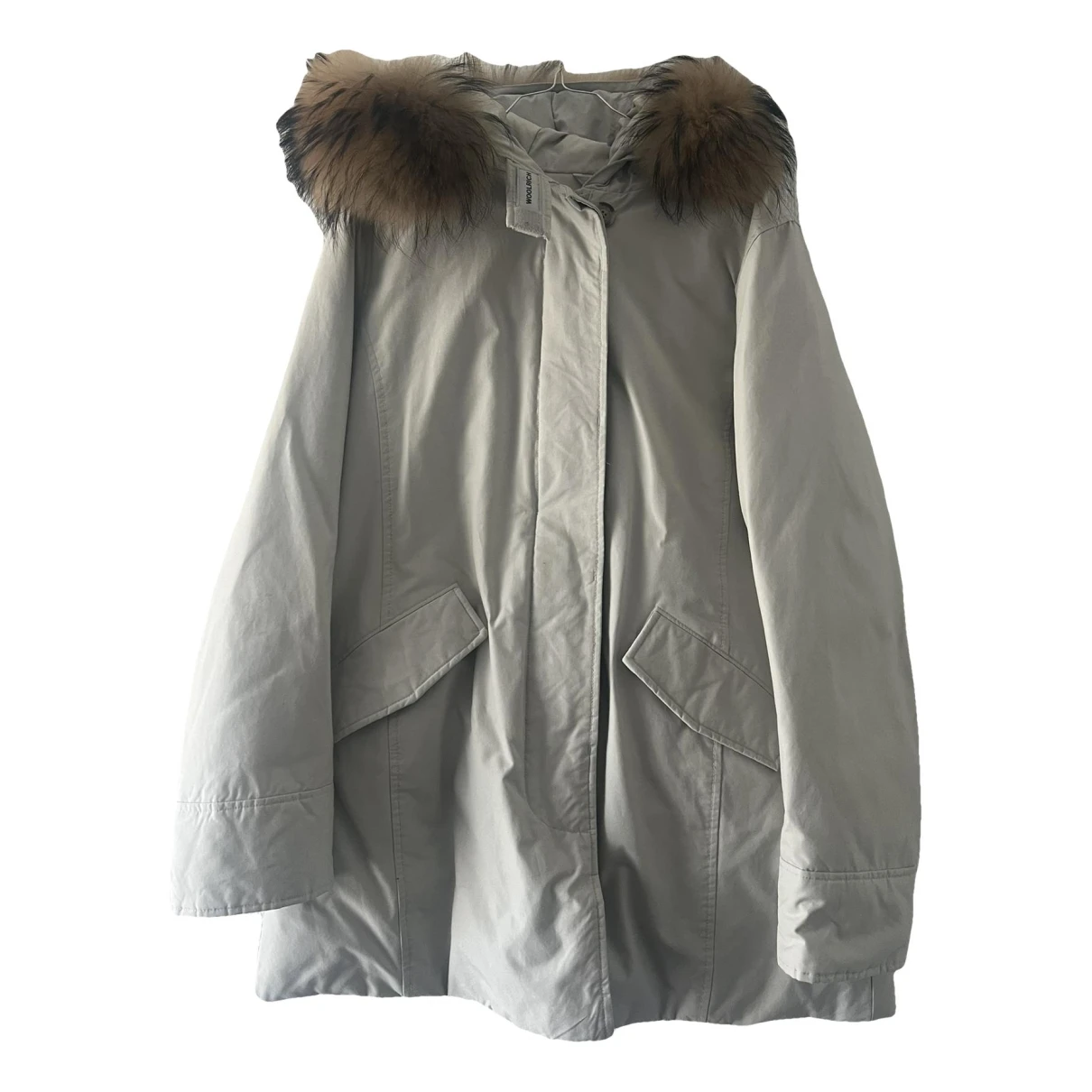 Pre-owned Woolrich Jacket In Grey