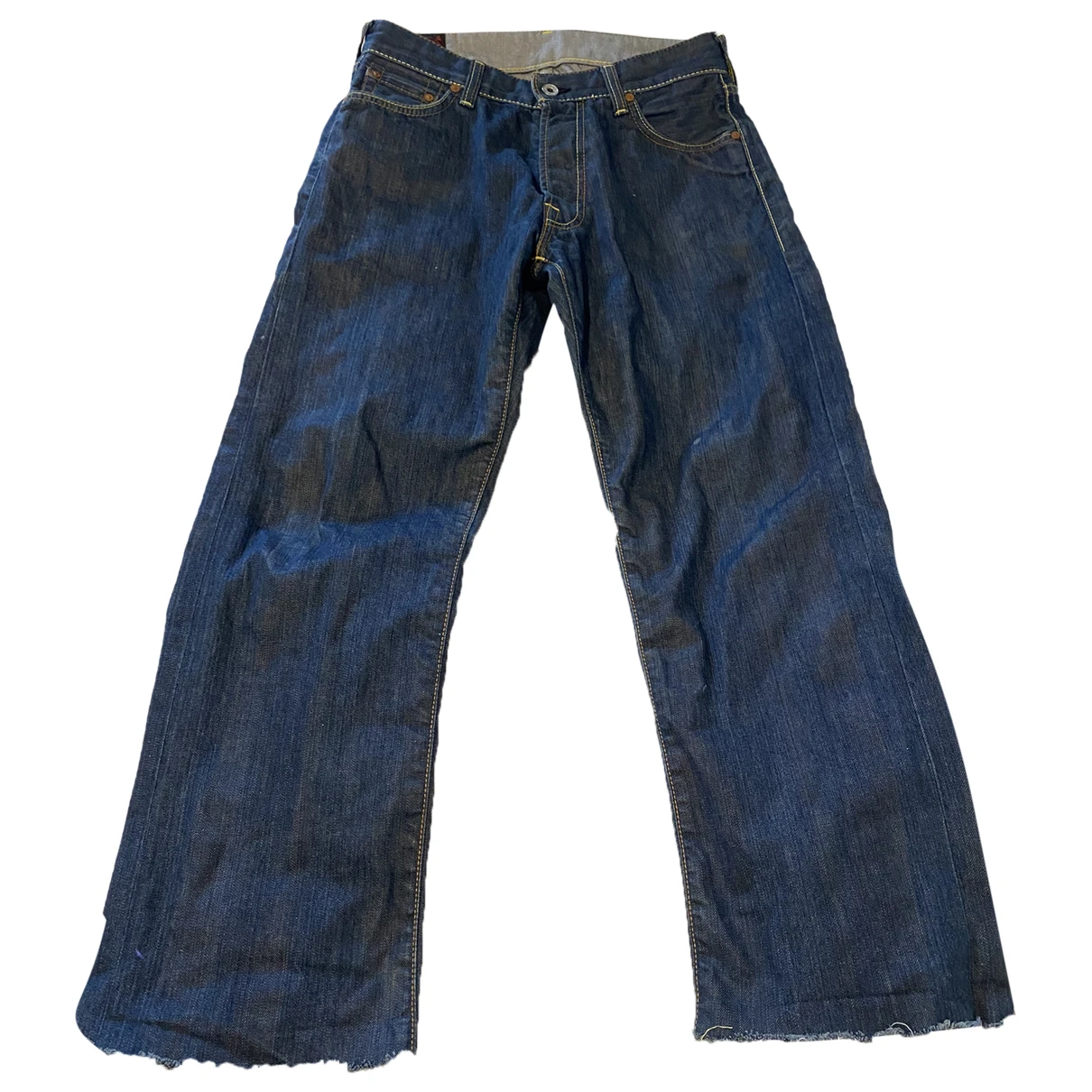 Pre-owned Evisu Large Jeans In Blue