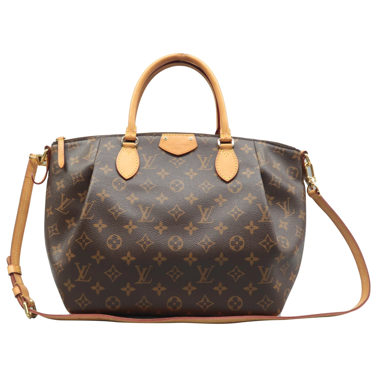 Pre-owned Louis Vuitton Turenne Leather Satchel In Brown