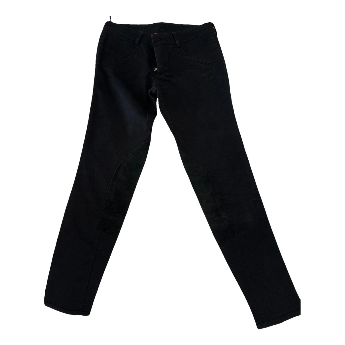 Pre-owned Prada Straight Jeans In Black