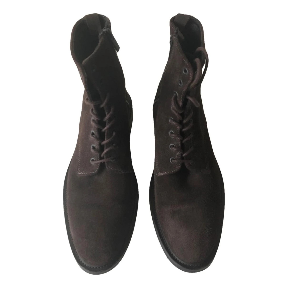 Pre-owned The Kooples Fall Winter 2019 Lace Ups In Brown