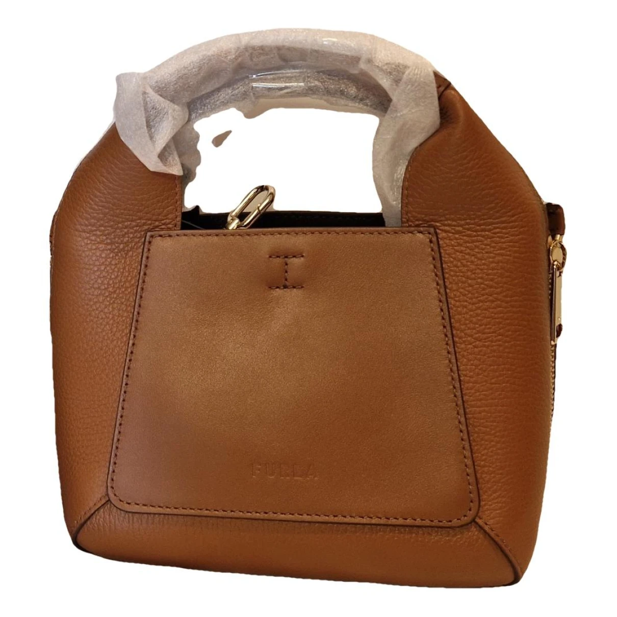 Pre-owned Furla Leather Crossbody Bag In Brown