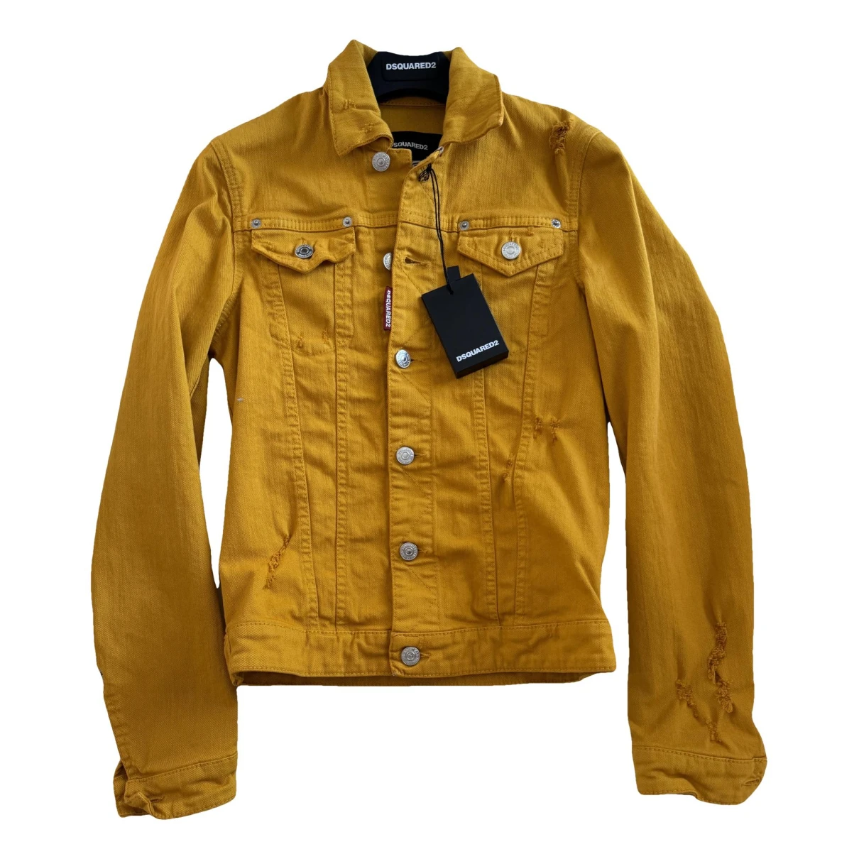 Pre-owned Dsquared2 Jacket In Yellow