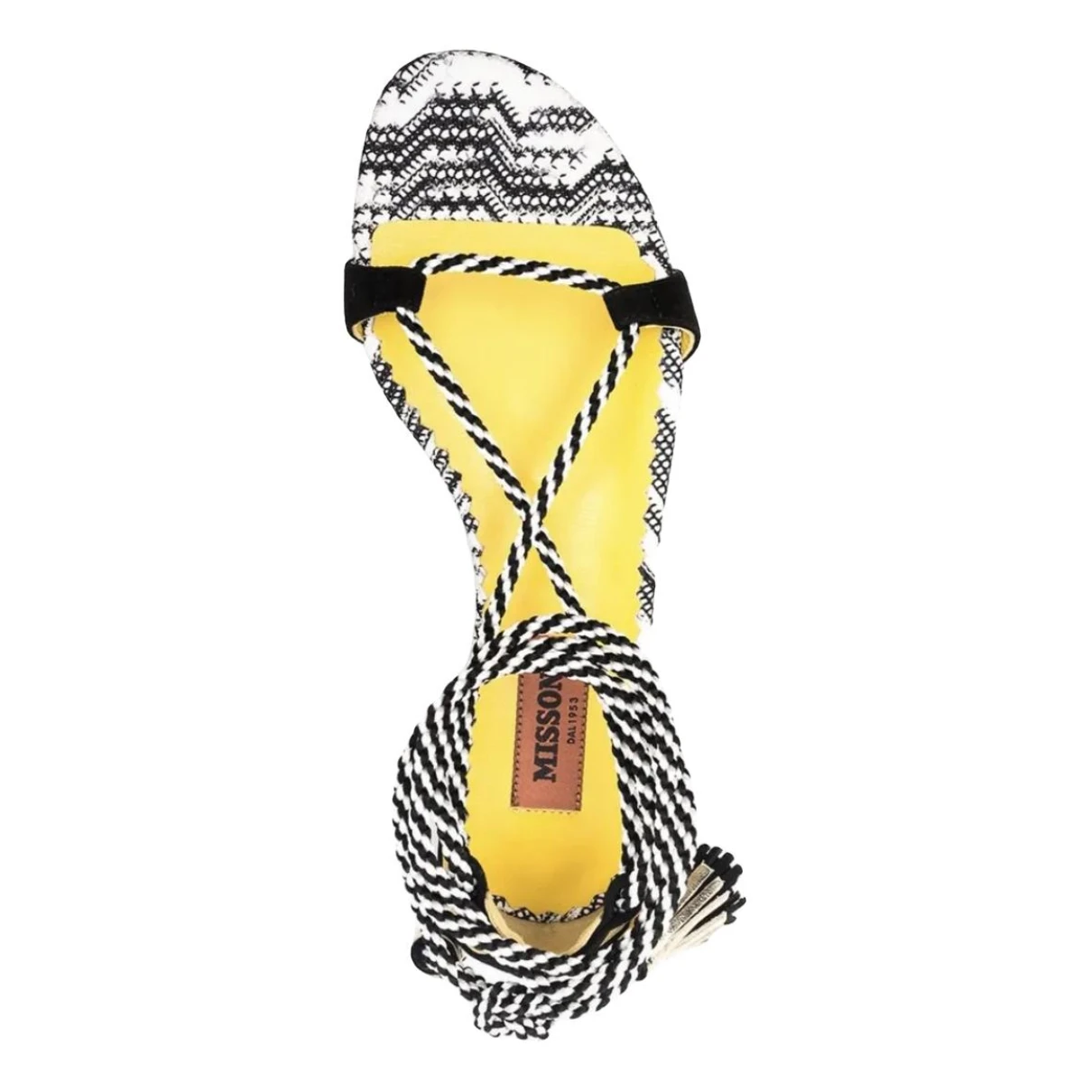 Pre-owned Missoni Leather Sandal In Multicolour