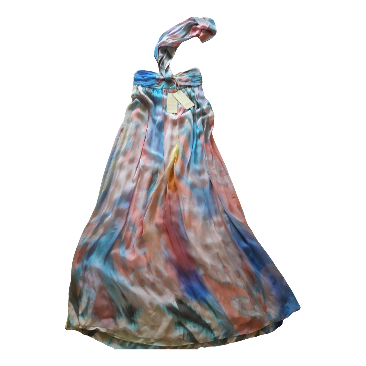 Pre-owned Matthew Williamson Silk Maxi Dress In Multicolour