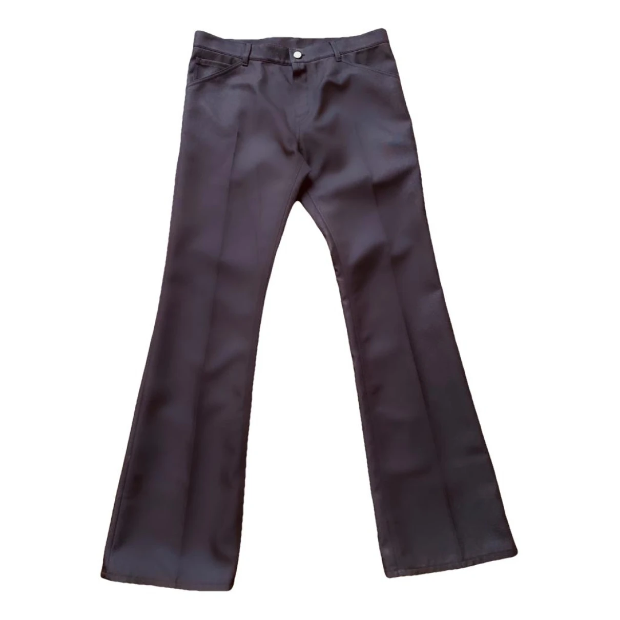 Pre-owned Courrèges Trousers In Brown