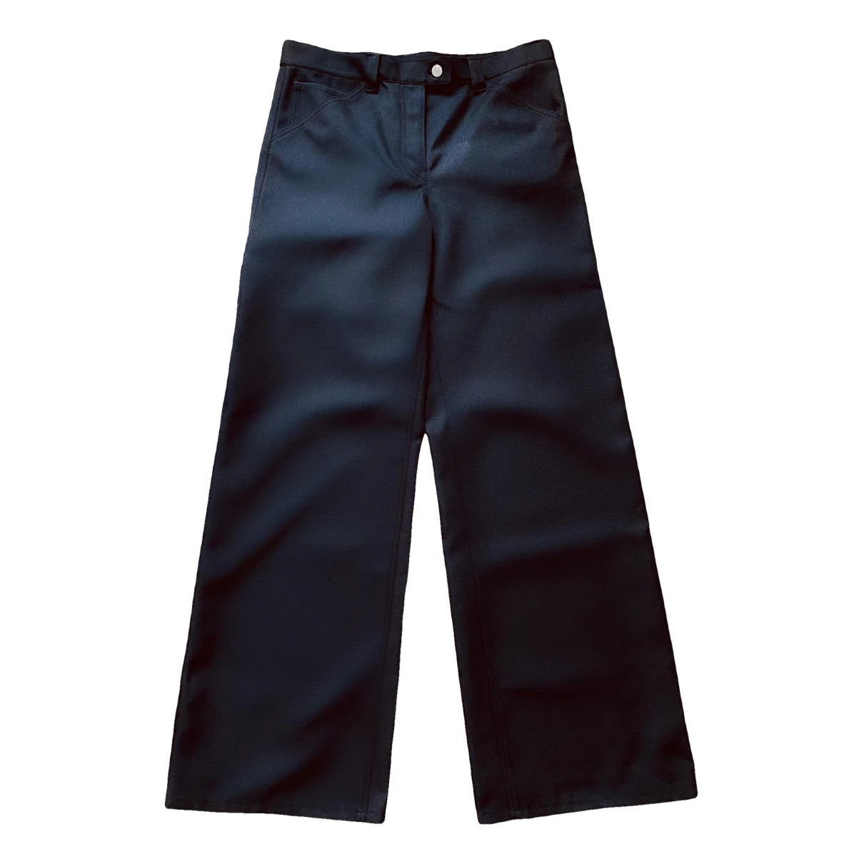 Pre-owned Courrèges Trousers In Black