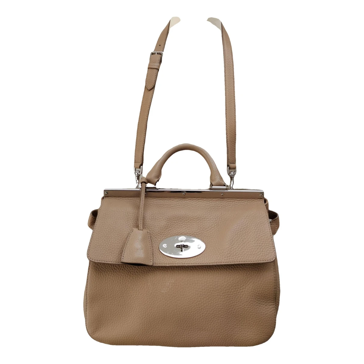 Pre-owned Mulberry Suffolk Leather Bag In Beige