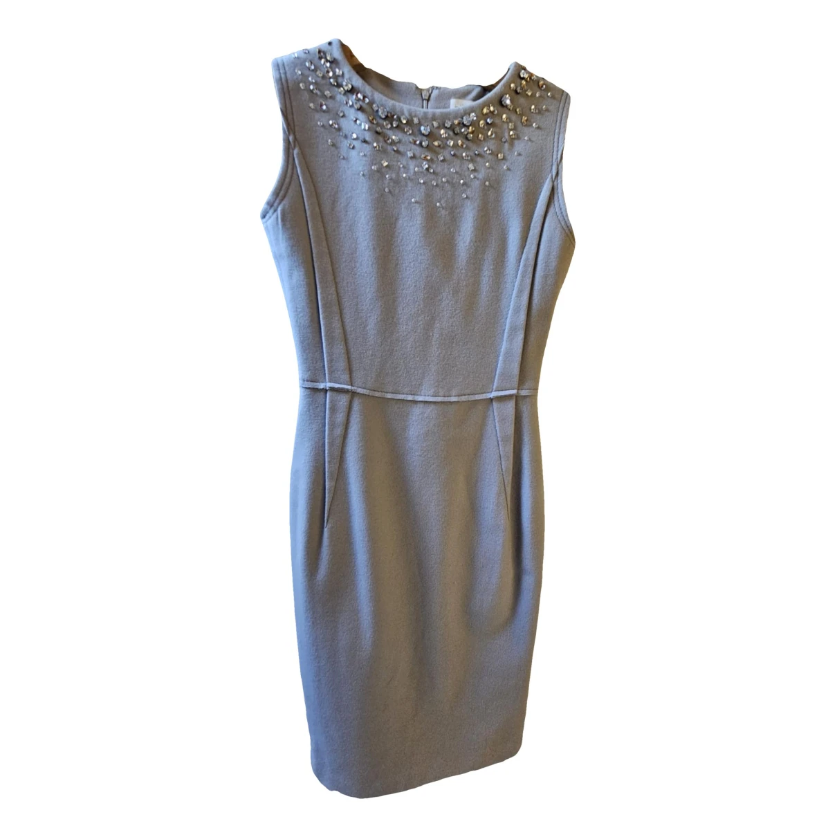 Pre-owned Ermanno Scervino Wool Mid-length Dress In Blue