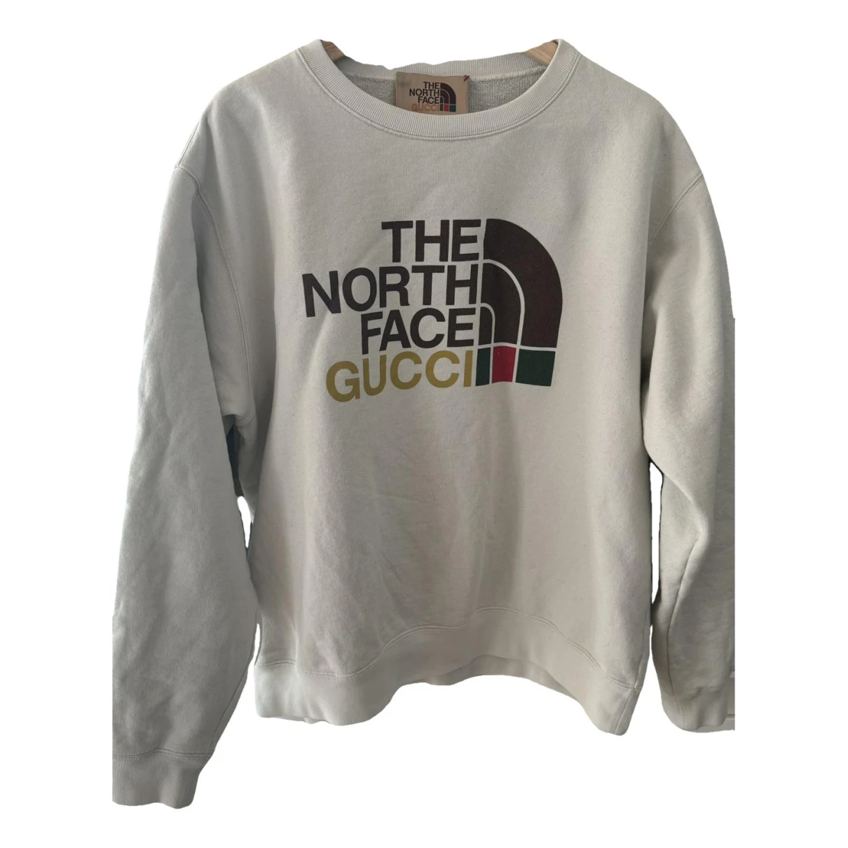 Pre-owned The North Face X Gucci Sweatshirt In Beige