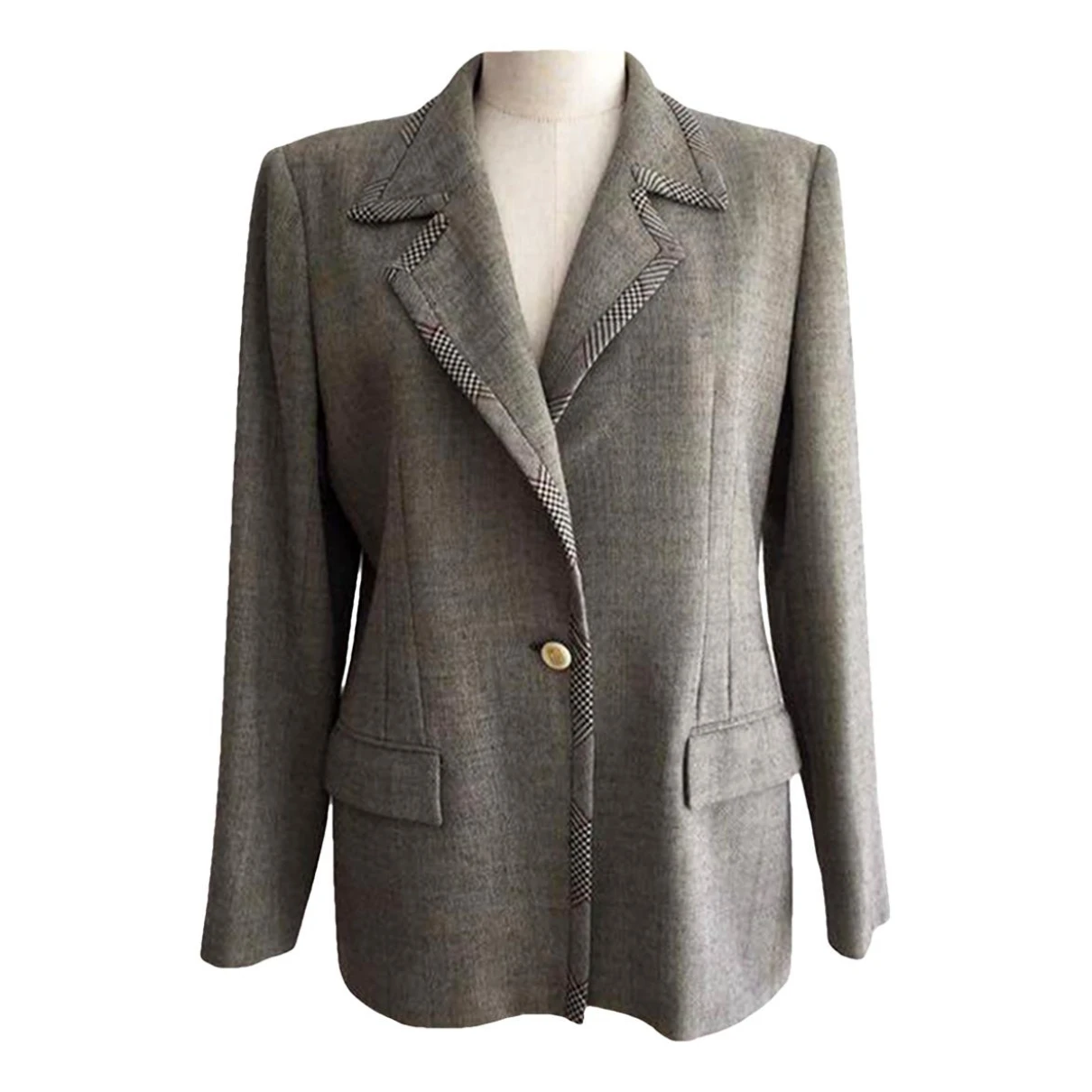 Pre-owned Emanuel Ungaro Wool Blazer In Grey