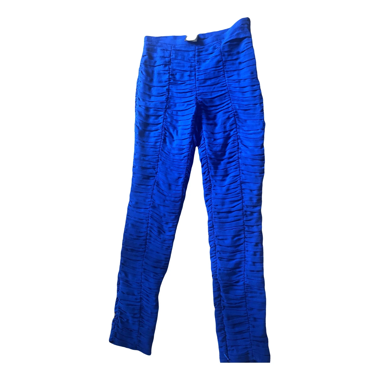 Pre-owned Trussardi Slim Pants In Blue