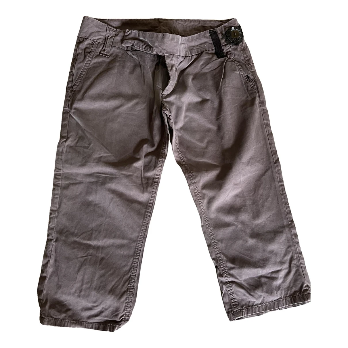 Pre-owned Dondup Short Pants In Camel