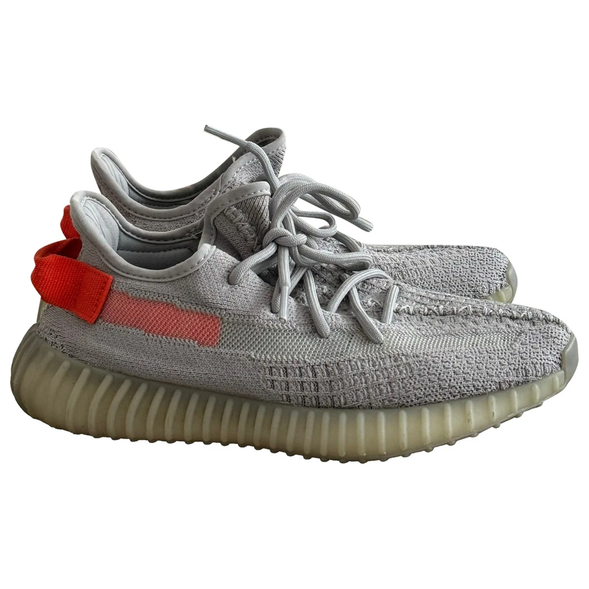 Pre-owned Yeezy X Adidas Boost 350 V2 Cloth Trainers In Grey