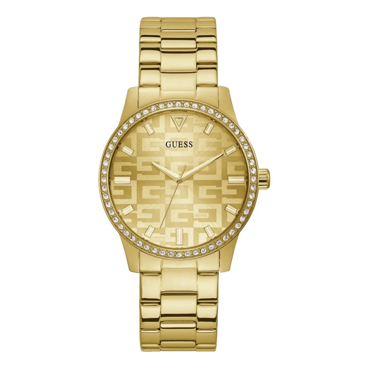 Pre-owned Guess Watch In Gold