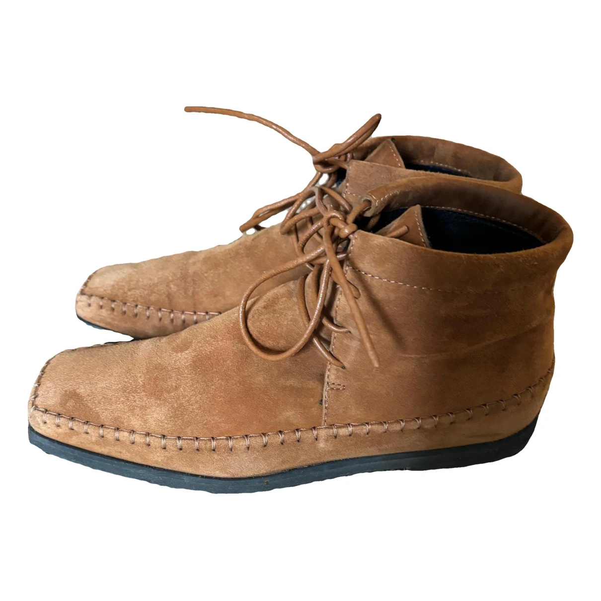 Pre-owned Totême Boots In Camel